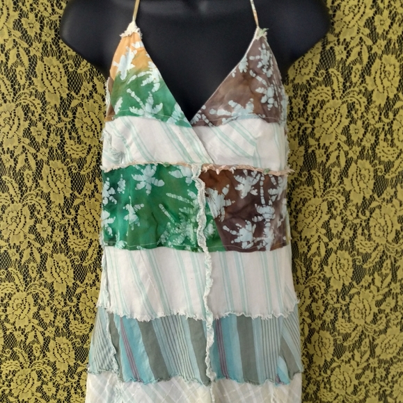 Patchwork Whimsy Vintage Inspired Sundress - Picture 2 of 5